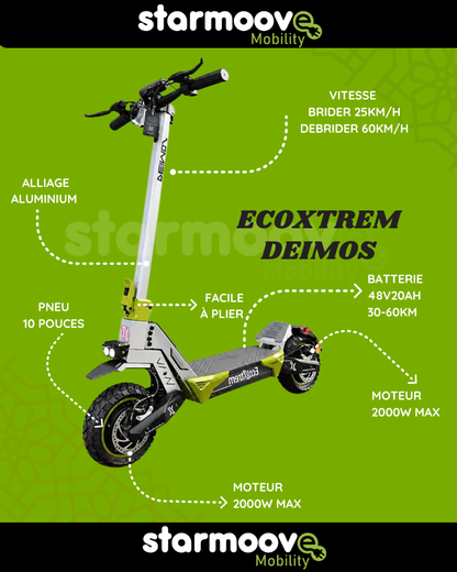 TROTTINETTE ÉLECTRIQUE ECOXTREM DEIMOS
