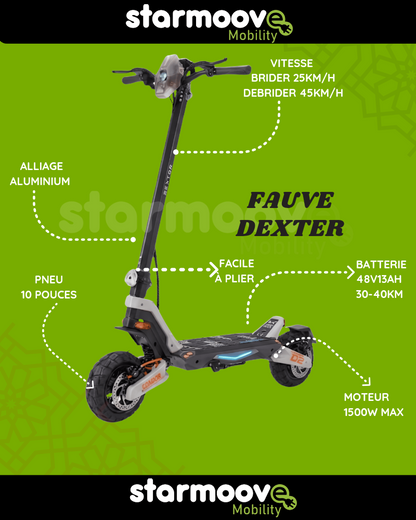 TROTTINETTE ÉLECTRIQUE FAUVE DEXTER