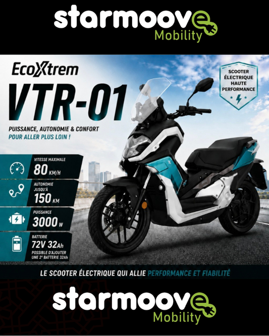 MOTO ÉLECTRIQUE ECOXTREM VTR-01
